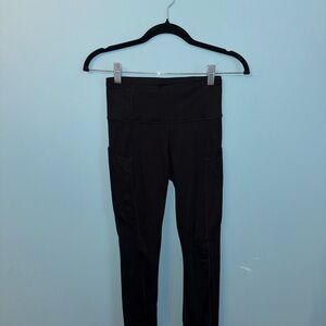 Lululemon Fast and Free Black High-Waist Leggings